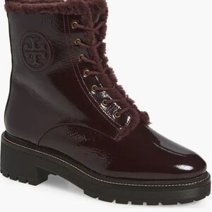 Miller Genuine Shearling Lined Combat Boot (Women)
Tory Burch sz 10.5